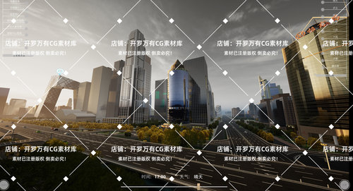 UE5虚幻5自制场景数字孪生项目作业中国现代智慧城市可视化源文件 - 图1