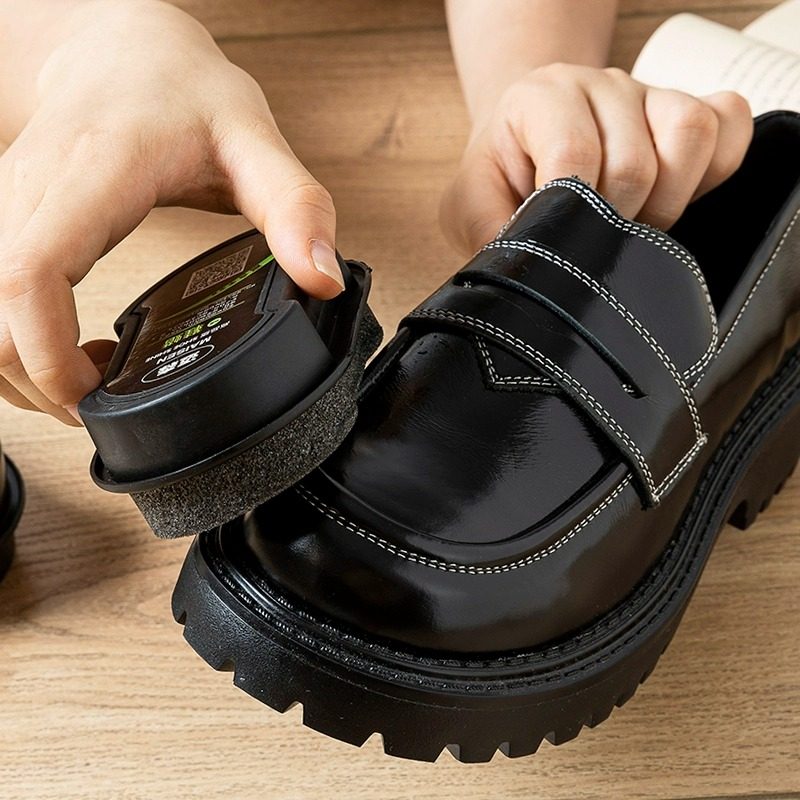 鞋油鞋刷黑色无色通用真皮保养油擦皮鞋双面海绵鞋蜡一体清洁干净,淘宝优惠券,粉丝福利购,淘宝优惠卷