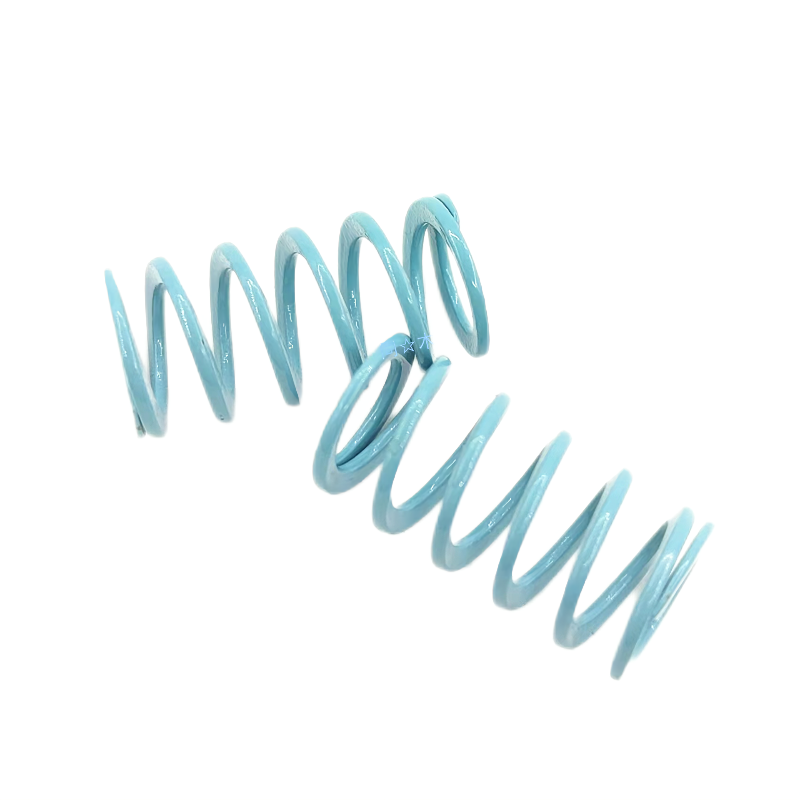 T-SWU10.5外径*6内径*10长度20矩形螺旋弹簧超压缩量型淡蓝色浅蓝 - 图1