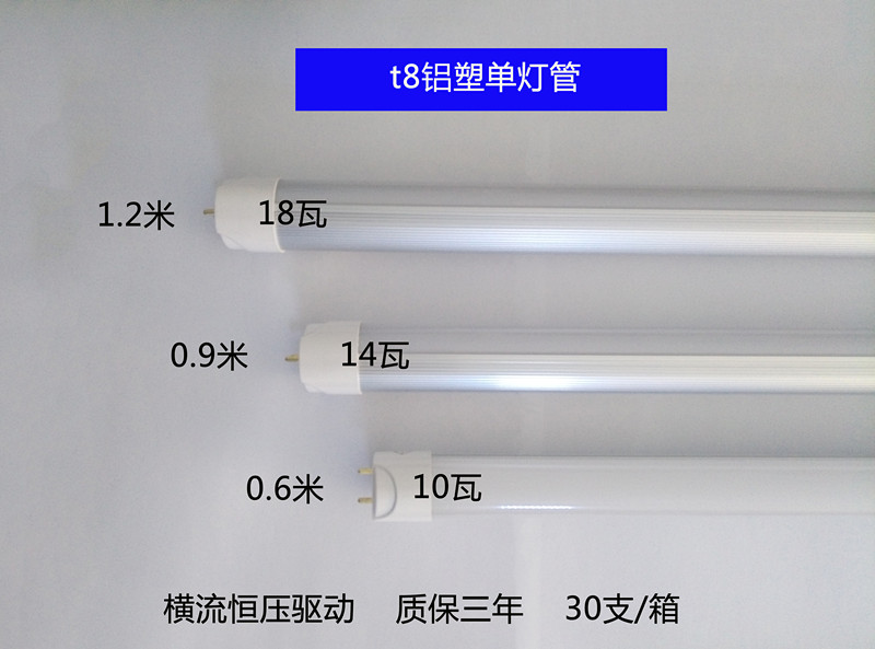 t8光管分体灯管led日光灯改造荧光灯全套t5一体化1.2米18w0.9m40w - 图3