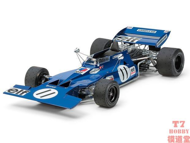 田宫TAMIYA 1/12 F1拼装车模 TYRRELL 003 1971 MONACO GP 12054 - 图0