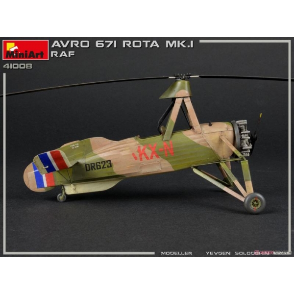 MINIART 1/35德国 Avro 671 Rota Mk.I RAF战机-图3