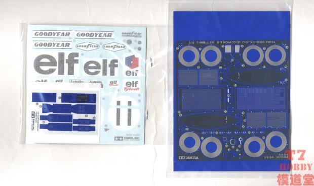 田宫TAMIYA 1/12 F1拼装车模 TYRRELL 003 1971 MONACO GP 12054 - 图3