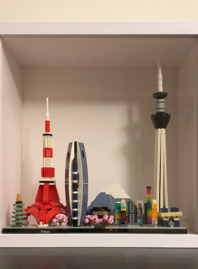 中9中12立体加厚中空相框乐高天际线展示框超大画框
