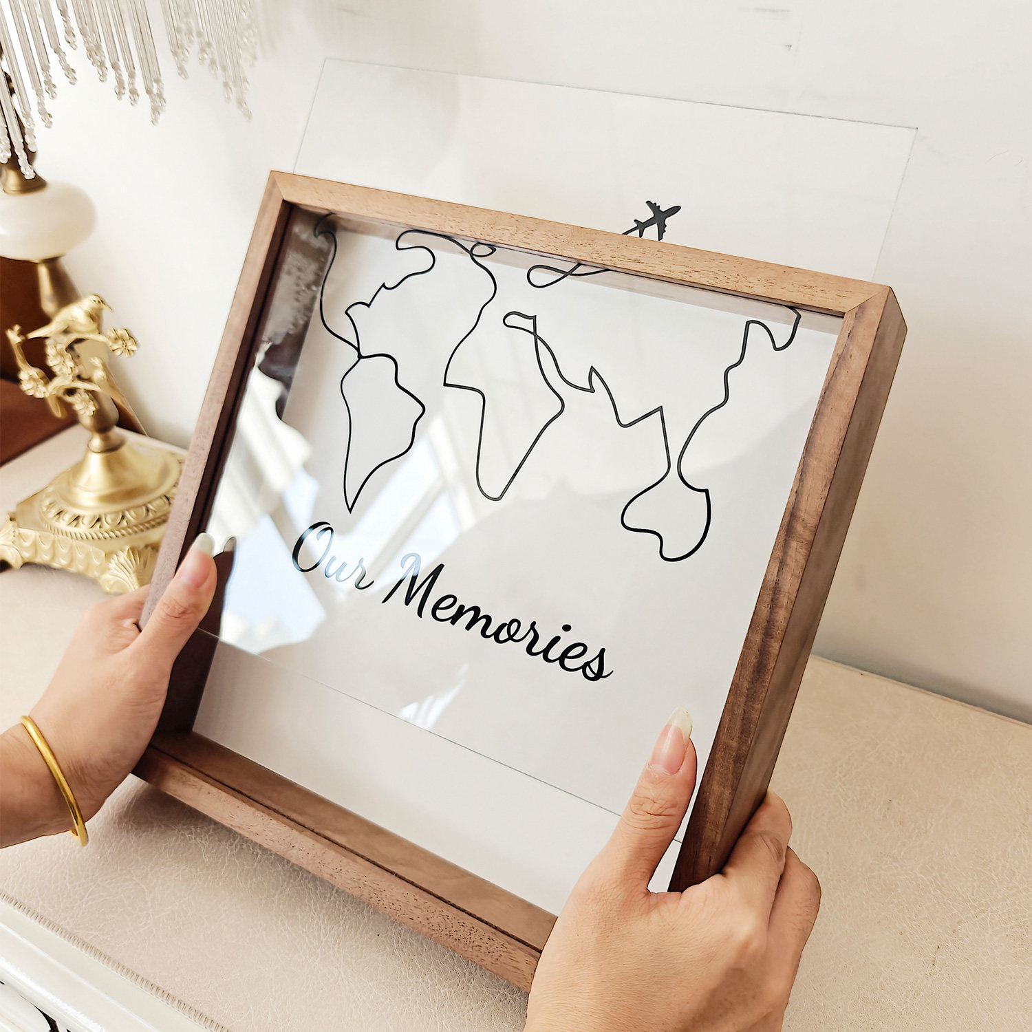 抽拉式黑胡桃榫卯相框收纳展示框照片收藏演唱会门票票根收纳,淘宝优惠券,粉丝福利购,淘宝优惠卷