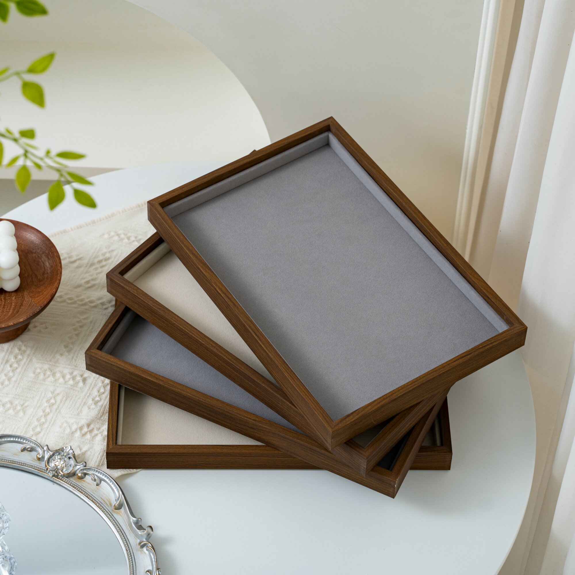 超大号饰品珠宝首饰展示收纳盘抽屉戒指耳环手项链手表整理盒货盘,淘宝优惠券,粉丝福利购,淘宝优惠卷