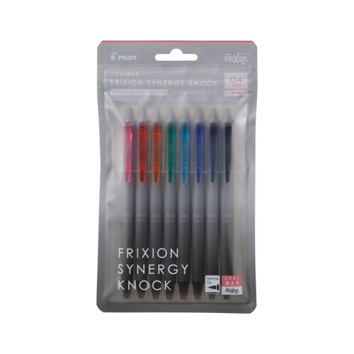日本PILOT百乐FRIXION SYNERGY KNOCK协同笔尖ST头极细可擦中性笔 - 图3
