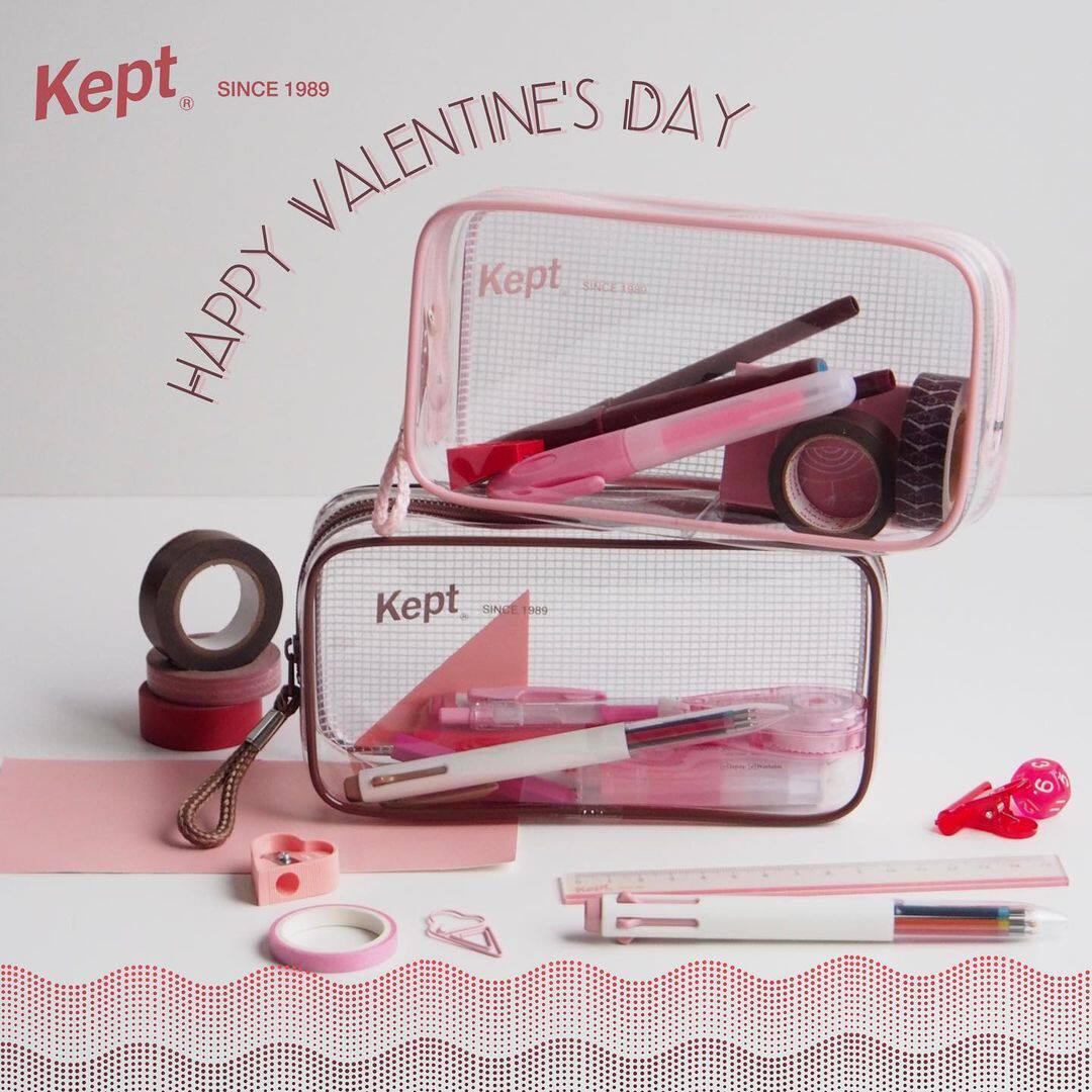 日本RAYMAY藤井Kept透明多功能学生大容量拉链收纳化妆包PVC笔袋,淘宝优惠券,粉丝福利购,淘宝优惠卷