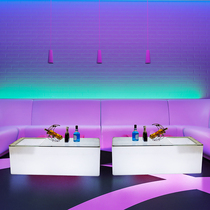 Terrace Clear Bar Atmosphere Cassette Ktv Sofa Tea Table Luminous Combined Bar Ktv Special Tea Table Rectangle