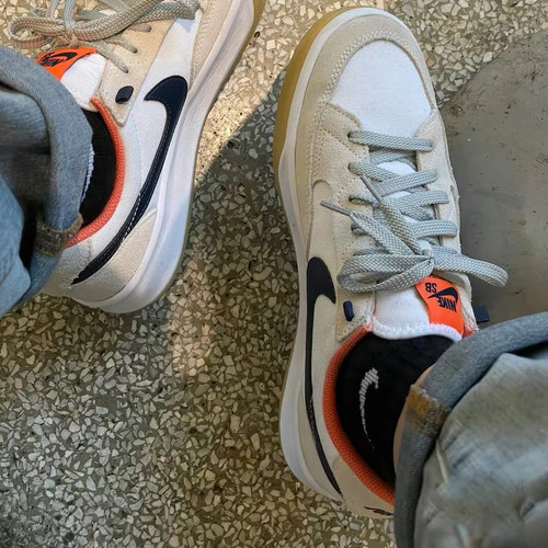 耐克夏季复古休闲板鞋男女Nike SB Adversary PRM 黑白CW7456-100 - 图2