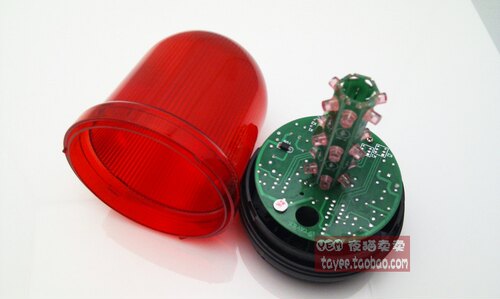 tayee上海天逸警灯JD90A-L01R024报警信号灯LED警示灯24v指示灯 - 图2