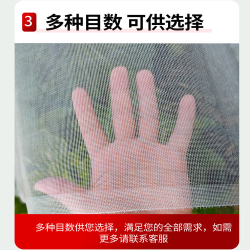 大棚防虫网养殖场专用抗老化防虫网猪圈院子大棚尼龙纱网8目10目 - 图1