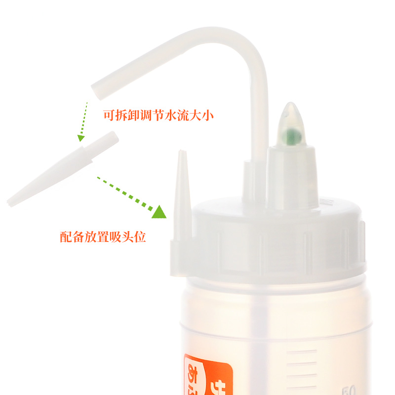 防滴漏洗瓶  带防残液阀的清洗瓶250ml500ml Sanplatec/三博特塑 - 图0