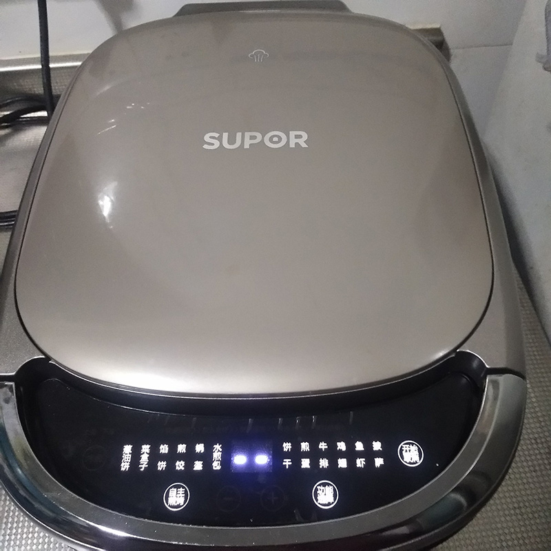 supor苏泊尔惠林专卖店苏泊尔电饼铛家用电饼档双面加热蒸汽烤烙煎饼锅薄饼机可拆洗深盘0