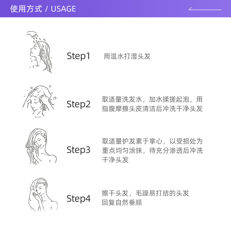 【自营】日本惠润鲜花洗发水600ml控油去屑止痒进口芳香植物深层 - 图2