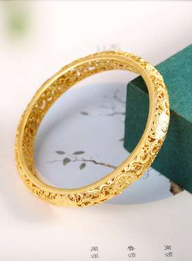 镀金镂空复古可戴足银新款现货