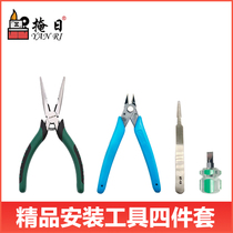 Suitable for Zippo installation Disassembly Repair Lighter Routine Zolo Kerosene Lighter Tool Tweezers Diagonal