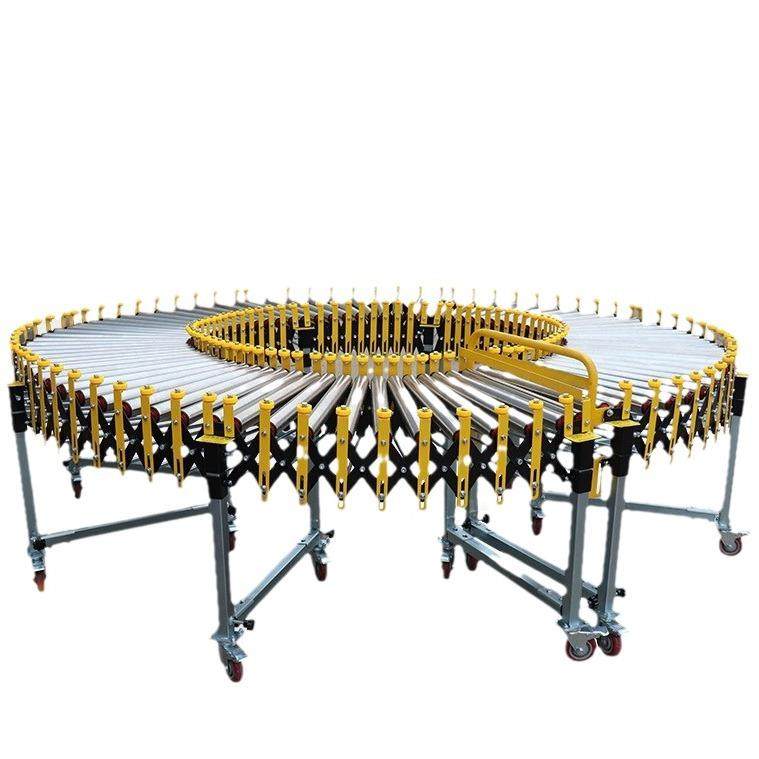 动力传送带输送机碳钢伸缩滚筒输送机动力卸货神器滚轮传送带,淘宝优惠券,粉丝福利购,淘宝优惠卷