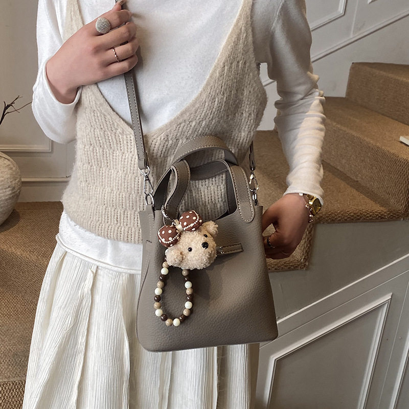 高级感复古子母小包包女式2026新款潮时尚百搭单肩手提斜挎水桶包,淘宝优惠券,粉丝福利购,淘宝优惠卷