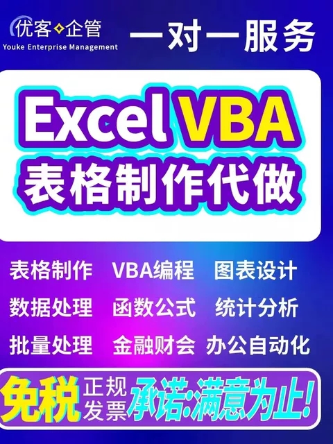 帮忙excel表格代做制作图表vba宏定制设计函数据处理统计分析整理 - 图2