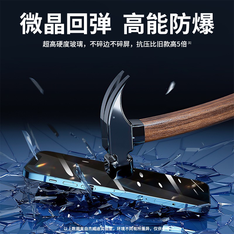 适用iPhone15钢化膜14promax苹果13pro新款11全屏高清XS手机膜12P - 图1