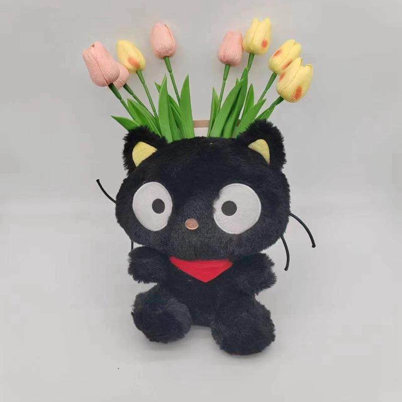 跨境热销黑猫Chococat Plush-Sanrio 巧克力猫咪毛绒公仔玩具,淘宝优惠券,粉丝福利购,淘宝优惠卷