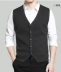 Mùa xuân và mùa thu nam mới vest không tay V-cổ đan áo len áo len Hàn Quốc Áo len nam thanh niên mỏng - Dệt kim Vest Dệt kim Vest