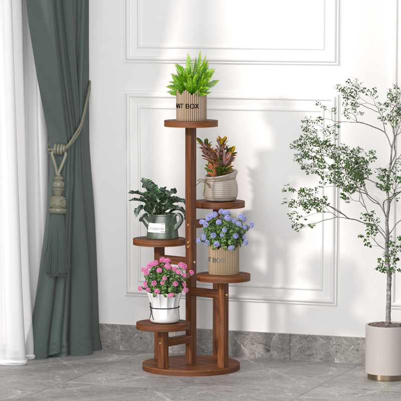 辈辈爱室内外阳台花架子实木多层落地式绿萝绿植架客厅装饰,淘宝优惠券,粉丝福利购,淘宝优惠卷