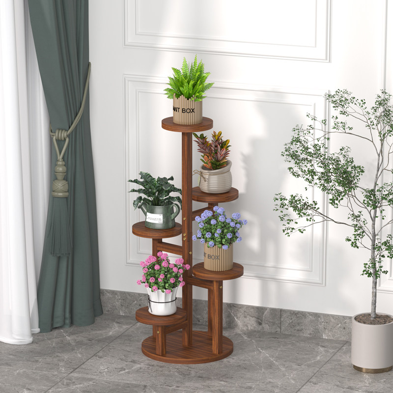 辈辈爱室内外阳台花架子实木多层落地式绿萝绿植架客厅装饰,淘宝优惠券,粉丝福利购,淘宝优惠卷