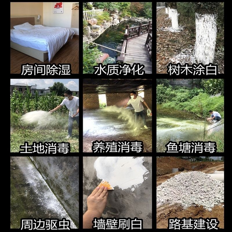 生石灰粉干燥剂生石灰粉养殖场消毒杀菌除湿石灰粉消毒石灰粉杀虫 - 图3