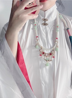 古风汉服璎珞玻璃珠新款