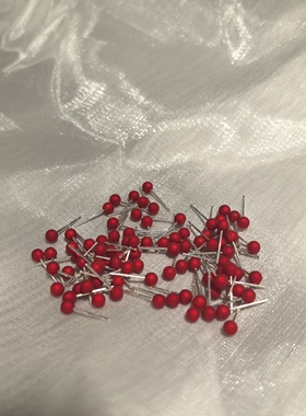 秋冬红色迷你小豆豆耳钉养耳洞防过敏过年耳饰简约小巧红豆耳棒女
