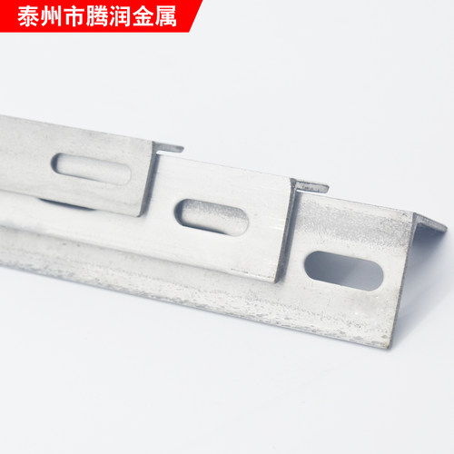 201/316/304不锈钢单双面冲孔角钢加厚三角铁支架打多孔零切定制 - 图1