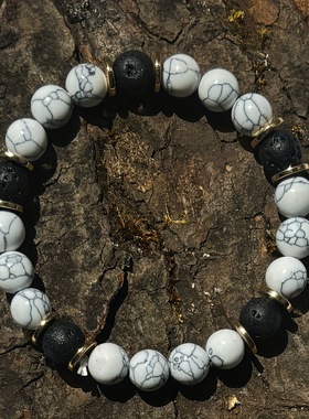 爆款天然虎眼石，黑曜时尚手串女士男士手链包邮