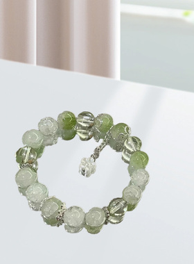 超值九条装琉璃手链，气质百搭小众设计，夏季冰凉学生饰品