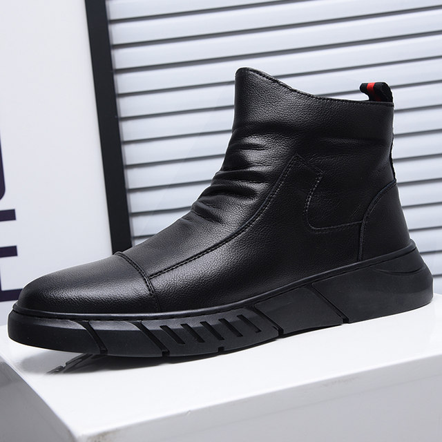 Soft bottom genuine leather! Trendy and comfortable casual leather boots! Soft bottom genuine leather! Trendy and comfortable casual leather boots!