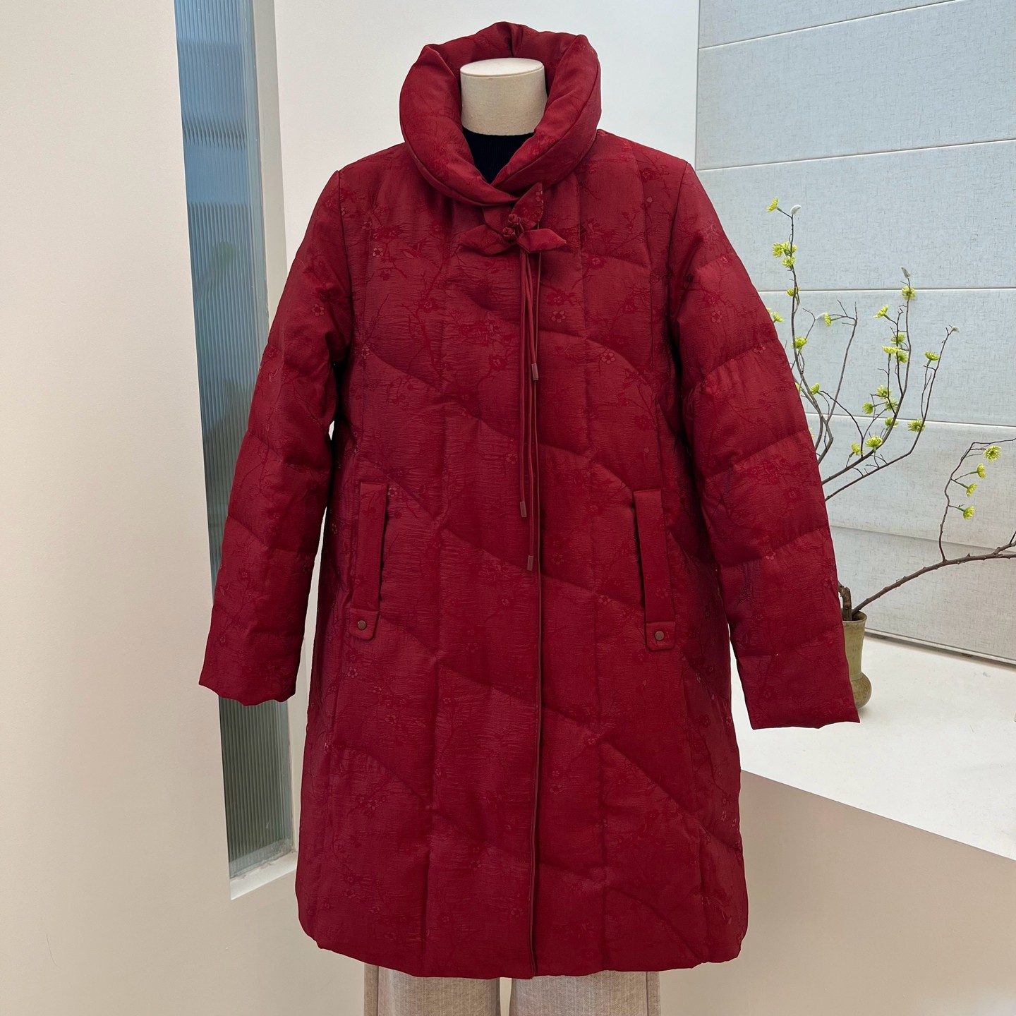 冬季中老年妈妈装长款立领羽绒服外套抗寒保暖90白鸭绒拉链上衣女,淘宝优惠券,粉丝福利购,淘宝优惠卷