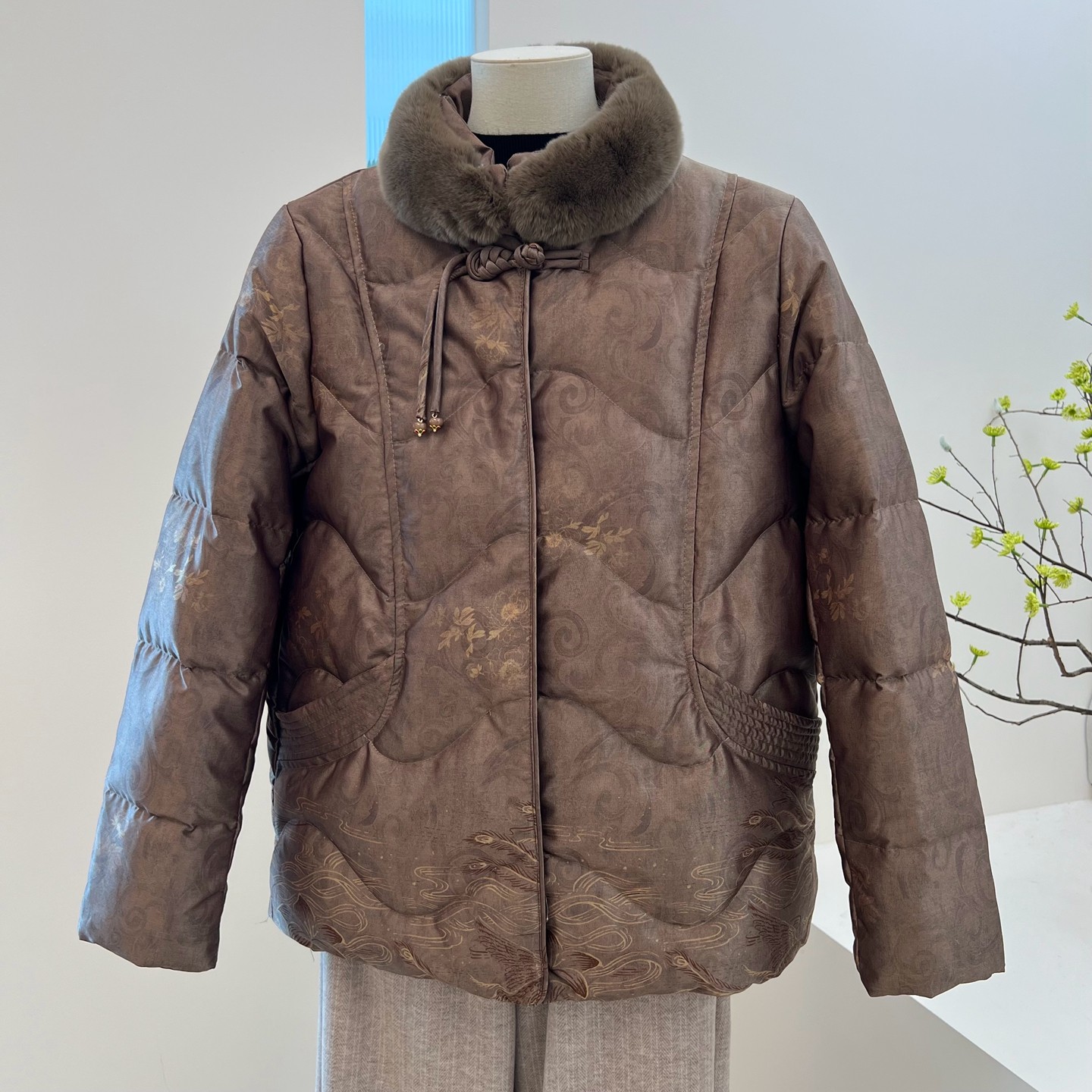 专柜品冬季中老年妈妈装保暖85绒羽绒服外套奶奶老人毛领宽松上衣,淘宝优惠券,粉丝福利购,淘宝优惠卷