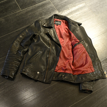 Day Ensemble Retro Small Crowdtrend Mens Clothing Water Dyed tannins Sheep Pihares Ventilator Car Jacket Genuine Leather Leather Clothing