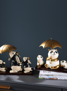 一家三口创意实用礼物送新人摆件