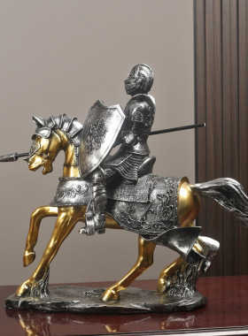 豪布斯卡骑士创意树脂开业礼品