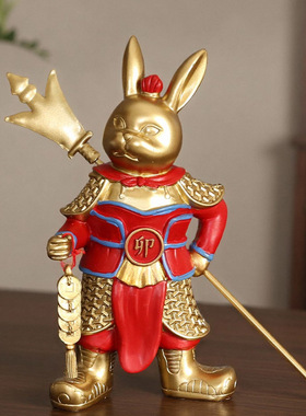 卯兔生肖摆件十二生肖新中式