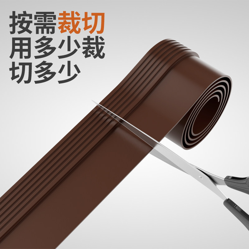 门缝密封条门底门缝门底挡板玻璃门密封条门缝防风门窗密封条硅胶 - 图3