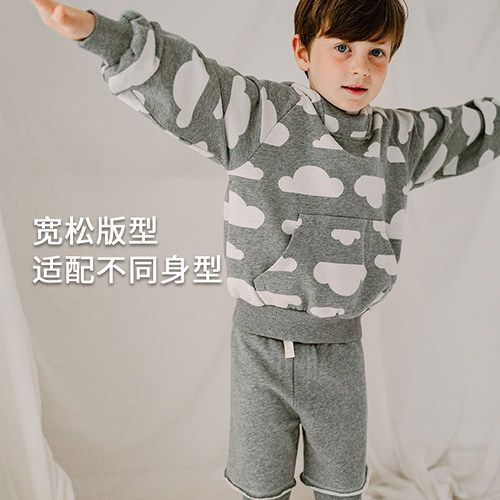 Petite Revery加拿大小云朵童装儿童长袖卫衣打底衫女童男童春秋 - 图3
