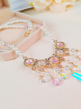 汉服配饰软璎珞仿珍珠项链