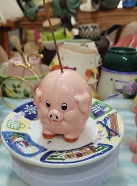 出口陶瓷线香插个性孤版　纯手绘