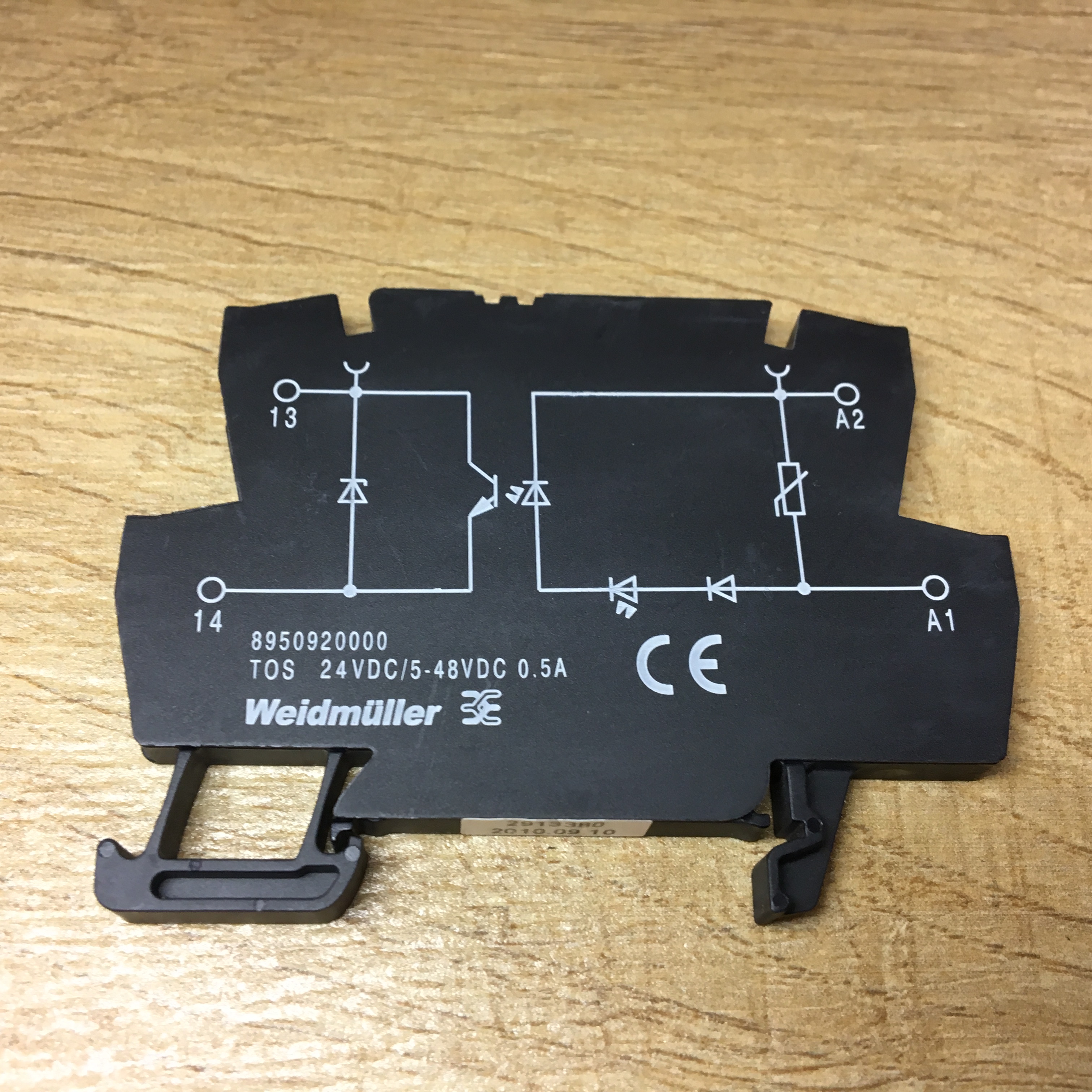 德国魏德米勒TOS 24VDC 0.5A 8950920000导轨超薄光电耦合器-图0