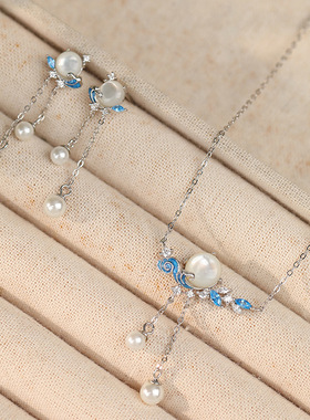 落日余晖锁骨链个性时尚