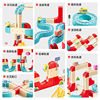 Electric magnetic rail car magnetic building blocks cake decoration