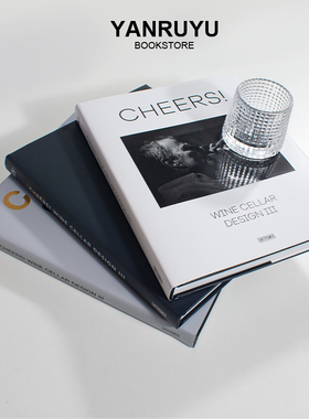 酒窖设计Cheers样板间客厅别墅装饰摆件书籍外文书精致简约书房